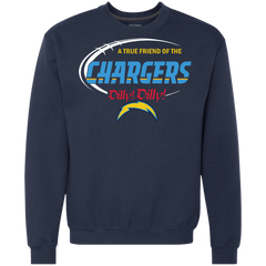 Dilly Dilly Los Angeles Chargers A True Friend Of The Chargers Sweatshirt - The White Eagles