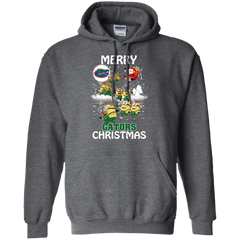 Florida Gators Ugly Christmas Sweaters Minions Santa Claus Merry Christmas Hoodie - The White Eagles