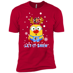 Minion Campbell Fighting Camels Ugly Christmas Sweaters Let It Snow Men's Sleeve Shirt - The White Eagles