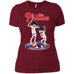 Philadelphia Phillies Baseball Rick And Morty Ladies' Shirt - The White Eagles