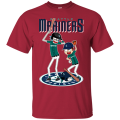 Seattle Mariners Baseball Rick And Morty Cotton T-Shirt - The White Eagles