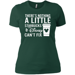 There's Nothing A Little Starbucks & Disney Can't Fix Shirt Ladies' Shirt - The White Eagles
