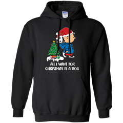 All I Want For Christmas Is A Dog Snoopy Charlie Brown The Peanuts Movie Hoodie - The White Eagles