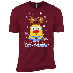 Minion Incarnate Word Cardinals Ugly Christmas Sweaters Let It Snow Men's Sleeve Shirt - The White Eagles