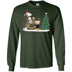 Pittsburgh Steelers Snoopy The Peanuts Ugly Christmas Sweater  Super Bowl LS Cotton T-Shirt - The White Eagles