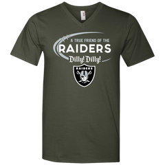 Dilly Dilly Raiders A True Friend Of The Raiders Men's V-Neck T-Shirt - The White Eagles