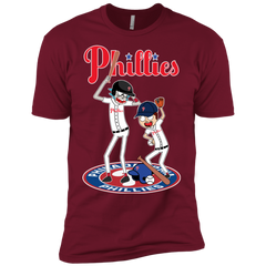 Philadelphia Phillies Baseball Rick And Morty Men's Sleeve Shirt - The White Eagles
