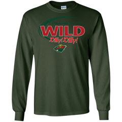Dilly Dilly A True Friend Of The Minnesota Wild LS Cotton T-Shirt - The White Eagles