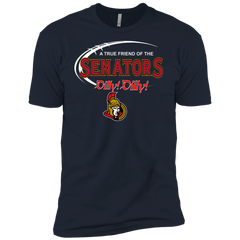 Dilly Dilly A True Friend Of The Ottawa Senators Men's Sleeve Shirt - The White Eagles