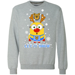 Minion North Carolina A&t Aggies Ugly Christmas Sweaters Let It Snow Sweatshirt - The White Eagles