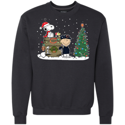 Chicago Bears Snoopy The Peanuts Ugly Christmas Sweater  Super Bowl Sweatshirt - The White Eagles