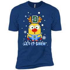 Minion Dartmouth Big Green Ugly Christmas Sweaters Let It Snow Men's Sleeve Shirt - The White Eagles