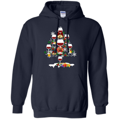 Christmas Is Coming Wine Santa Claus Ugly Christmas Sweater Hoodie - The White Eagles