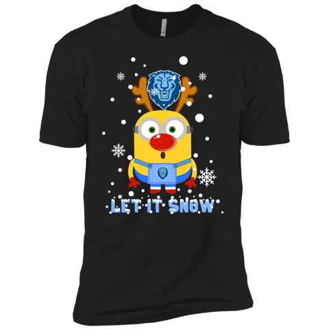 Minion Columbia Lions Ugly Christmas Sweaters Let It Snow Men's Sleeve Shirt - The White Eagles