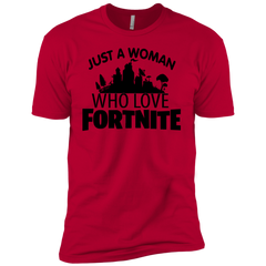 Fortnite Just A Woman Who Loves Fortnite Men's Sleeve Shirt - The White Eagles