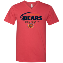 Dilly Dilly Chicago Bears A True Friend Of The Bears Men's V-Neck T-Shirt - The White Eagles