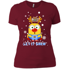 Minion Idaho State Bengals Ugly Christmas Sweaters Let It Snow Ladies' Shirt - The White Eagles