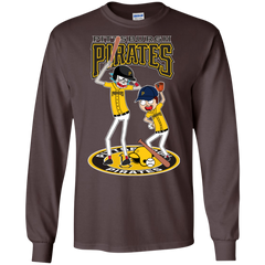 Pittsburgh Pirates Baseball Rick And Morty LS Cotton T-Shirt - The White Eagles