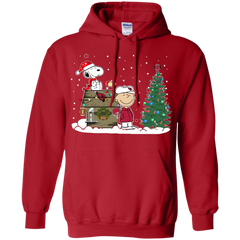 Arizona Cardinals Snoopy The Peanuts Movie Christmas Football Super Bowl Hoodie - The White Eagles
