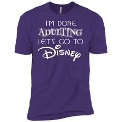 I'm Done Adulting Let's Go To Disney Shirt Men's Sleeve Shirt - The White Eagles