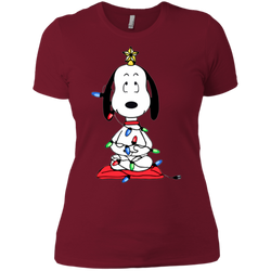 Snoopy Christmas Tree The Peanuts Movie Snoopy Ladies' Shirt - The White Eagles