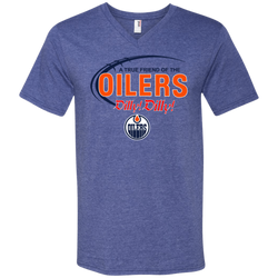 Dilly Dilly A True Friend Of The Edmonton Oilers Men's V-Neck T-Shirt - The White Eagles