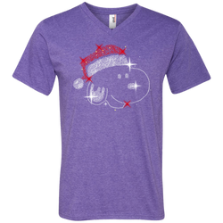 Christmas Diamond Snoopy Ugly Christmas Sweater Men's V-Neck T-Shirt - The White Eagles