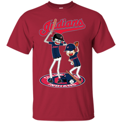 Cleveland Indians Baseball Rick And Morty Cotton T-Shirt - The White Eagles