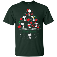 Snoopy Merry Christmas The Peanuts Movie Cotton T-Shirt - The White Eagles