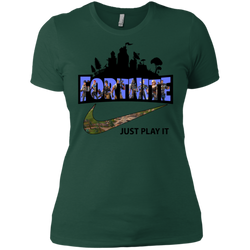 Fortnite Just Play It Nike Logo Ladies' Shirt - The White Eagles