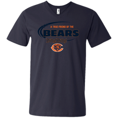 Dilly Dilly Chicago Bears A True Friend Of The Bears Men's V-Neck T-Shirt - The White Eagles