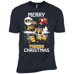 Missouri Tigers Ugly Christmas Sweaters Minions Santa Claus Merry Christmas Men's Sleeve Shirt - The White Eagles