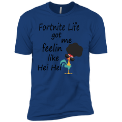 Fortnite Life Got Me Feelin Like Hei Hei Men's Sleeve Shirt - The White Eagles
