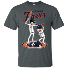 Detroit Tigers Baseball Rick And Morty Cotton T-Shirt - The White Eagles