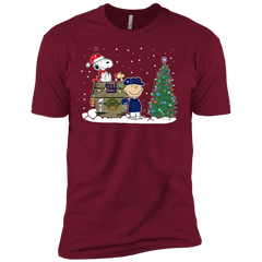 New York Giants Snoopy The Peanuts Ugly Christmas Sweater  Super Bowl Men's Sleeve Shirt - The White Eagles