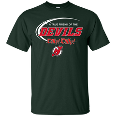 Dilly Dilly A True Friend Of The New Jersey Devils Cotton T-Shirt - The White Eagles