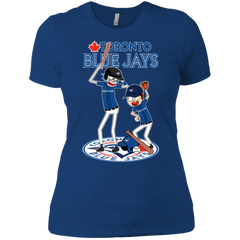 Toronto Blue Jays Baseball Rick And Morty Ladies' Shirt - The White Eagles