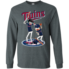 Minnesota Twins Baseball Rick And Morty LS Cotton T-Shirt - The White Eagles