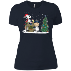 Los Angeles Rams Snoopy The Peanuts Ugly Christmas Sweater  Super Bowl Ladies' Shirt - The White Eagles