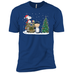 Los Angeles Rams Snoopy The Peanuts Ugly Christmas Sweater  Super Bowl Men's Sleeve Shirt - The White Eagles