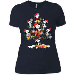 Christmas Is Coming Snoopy The Peanuts Movies Santa Claus Ugly Christmas Sweater Ladies' Shirt - The White Eagles