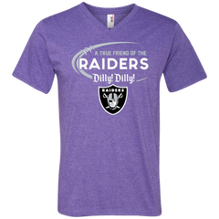 Dilly Dilly Raiders A True Friend Of The Raiders Men's V-Neck T-Shirt - The White Eagles