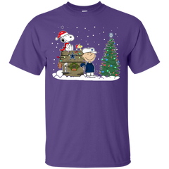 Dallas Cowboys Snoopy The Peanuts Ugly Christmas Sweater  Super Bowl Cotton T-Shirt - The White Eagles