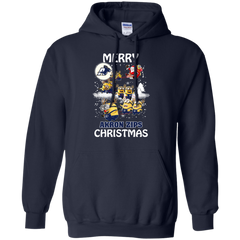 Akron Zips T Shirts Minions Santa Claus Merry Christmas Hoodies Sweatshirts Hoodie - The White Eagles