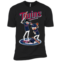 Minnesota Twins Baseball Rick And Morty Men's Sleeve Shirt - The White Eagles