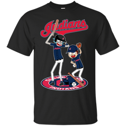 Cleveland Indians Baseball Rick And Morty Cotton T-Shirt - The White Eagles