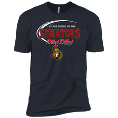 Dilly Dilly A True Friend Of The Ottawa Senators Men's Sleeve Shirt - The White Eagles