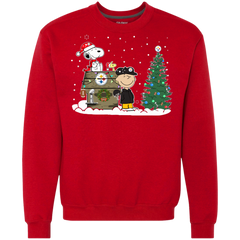 Pittsburgh Steelers Snoopy The Peanuts Ugly Christmas Sweater  Super Bowl Sweatshirt - The White Eagles