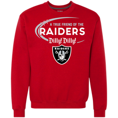 Dilly Dilly Raiders A True Friend Of The Raiders Sweatshirt - The White Eagles