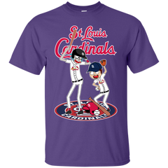 St Louis Cardinals Baseball Rick And Morty Cotton T-Shirt - The White Eagles